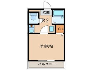 コスモメゾンアキヤマの物件間取画像